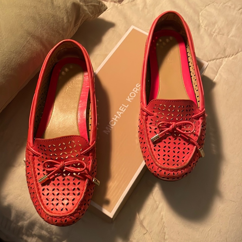 Michael Kors leather loafers